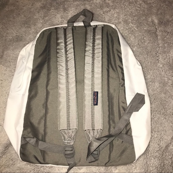 WHITE JANSPORT BACKPACK BRAND NEW - Picture 3 of 4